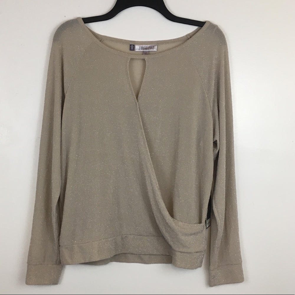 Jennifer Lopez Cross Over Blouse - Large
